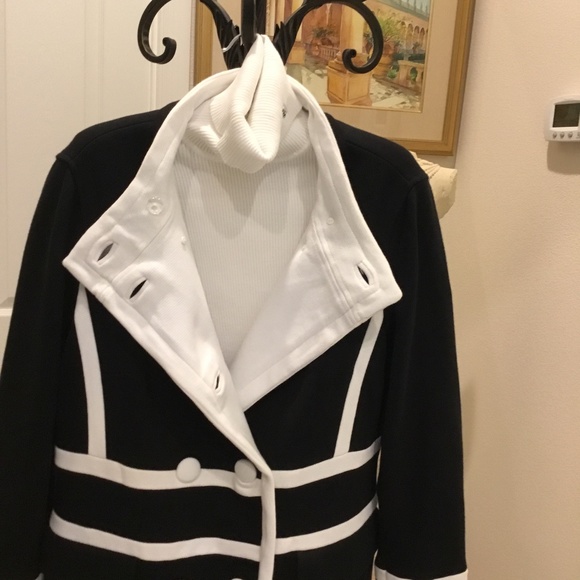 INC International,  Coat, XL, Nav/White - Picture 3 of 6